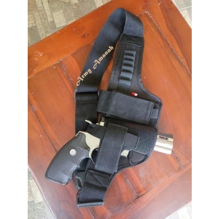 SARUNG AIRSOFT PISTOL SABUK/AIRSOFT PISTOL/ HANDGUN HOLSTER/HOLSTER SABUK/ PISTOL CASE/ SARUNG PISTO