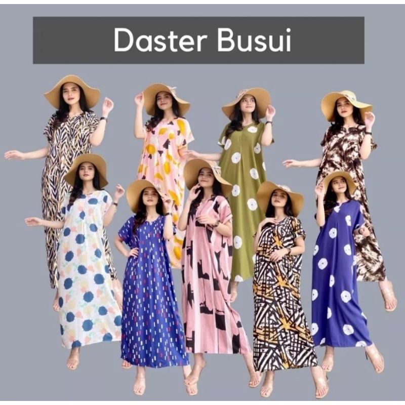 Daster long Tunik Long Rayon Motif (part 1)