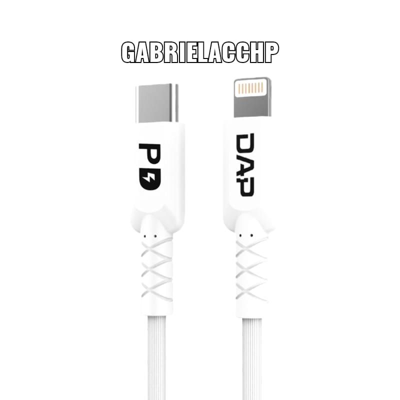 DAP KABEL USB C TO LIGHTNING KABEL DATA FAST CHARGING 3A ORIGINAL DAP