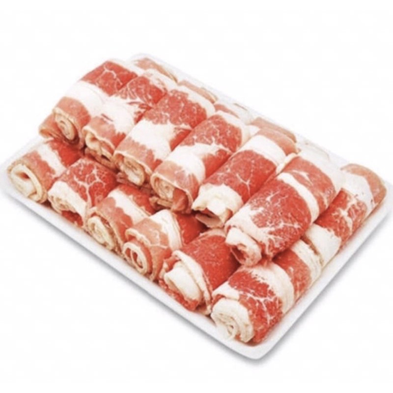 

US Shortplate Halal Beef Slice Yoshinoya Vacum Pack aging Sapi 250gr