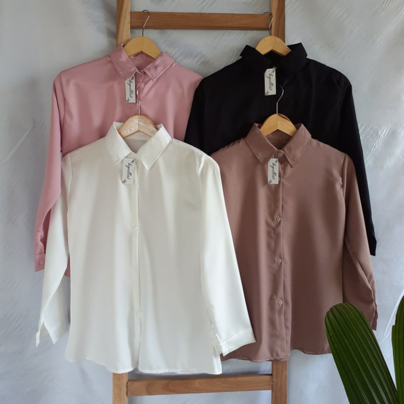 BASIC SHIRT / KEMEJA POLOS WANITA