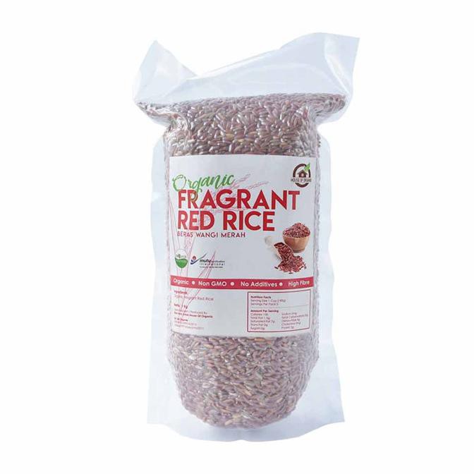 

BERAS- HOUSE OF ORGANIX FRAGRANT RED RICE ( BERAS MERAH WANGI ) 1 KG -UNGGULAN.