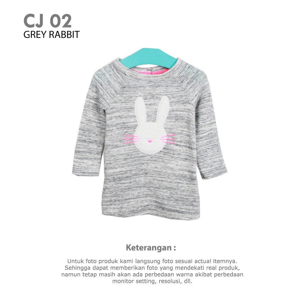 [An B] CAT & JACK kaos blouse baju kelinci rabbit anak 