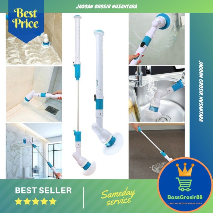 FIT Hurricane Spin Scrubber Sikat Pembersih WC Toilet Elektrik Otomatis
