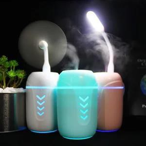 Pengharum Ruangan Aromaterapi Difuser Disfuser 130 ML + kipas + lampu led