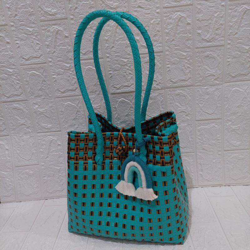 Tote Bag Jali Motif Vertikal Modern