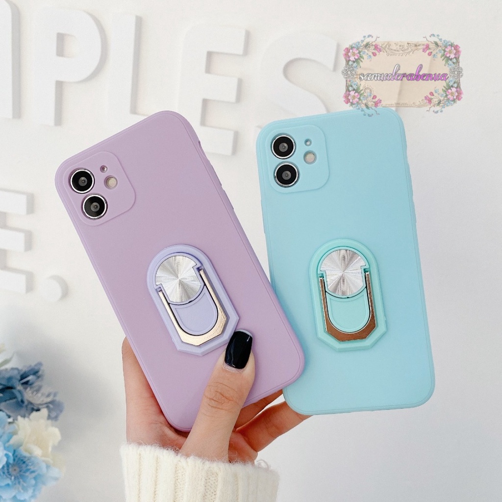 SOFTCASE MACARON RINGSTAND SAMSUNG A33 J1 ACE J2 PRIME GRAND J3 PRO J4 J5 PRO J4+ J5 PRO J6+ J7 PRIME SB3316