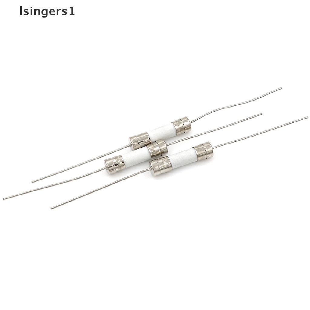 (lsingers1) 5pcs Sekring axial 10A 250V Bahan Keramik Untuk lcd-tv etc 5x20mm