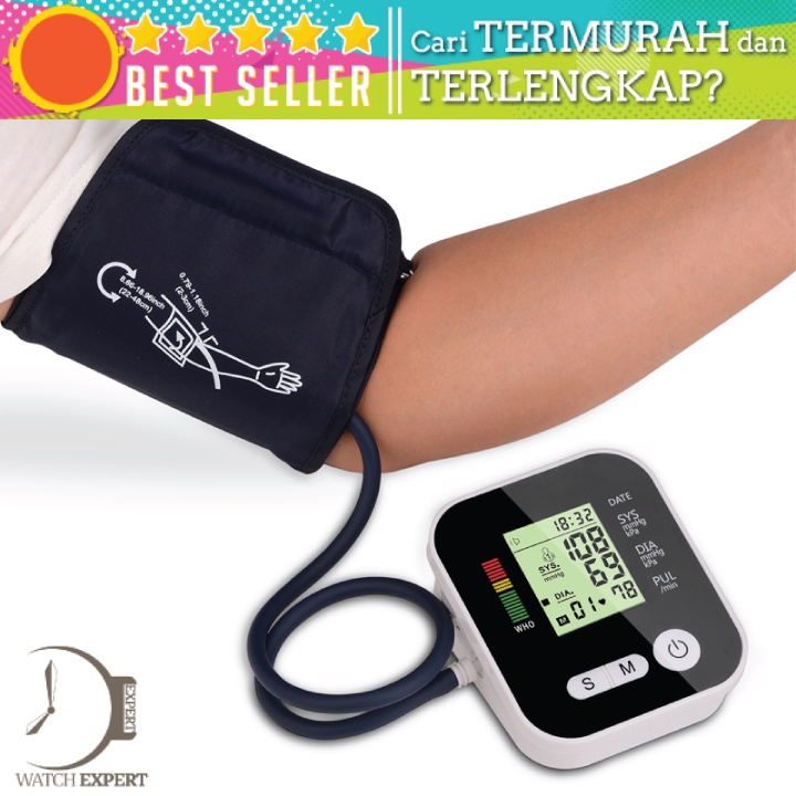 Bisa COD Pengukur Tekanan Darah Tensi Electronic Blood Pressure Monitor with Voice - RAK-283