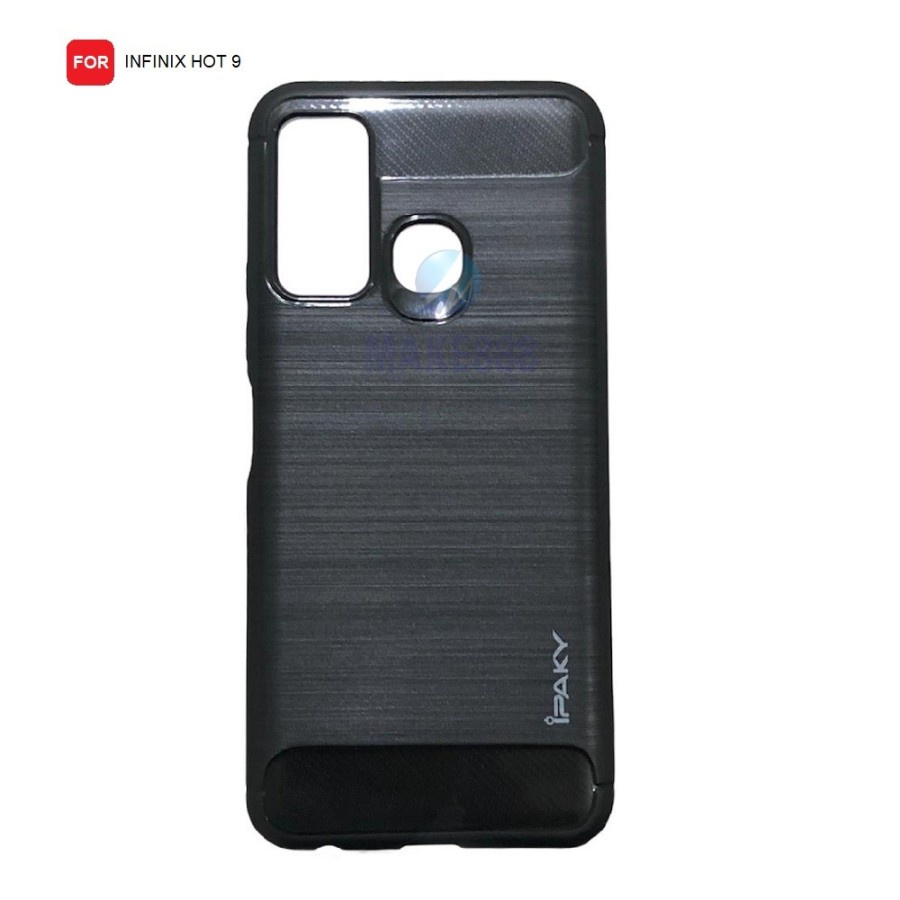 CASE SLIM FIT CARBON IPAKY INFINIX HOT 9 INFINIX HOT 9 BIASA SOFTCASE - FA