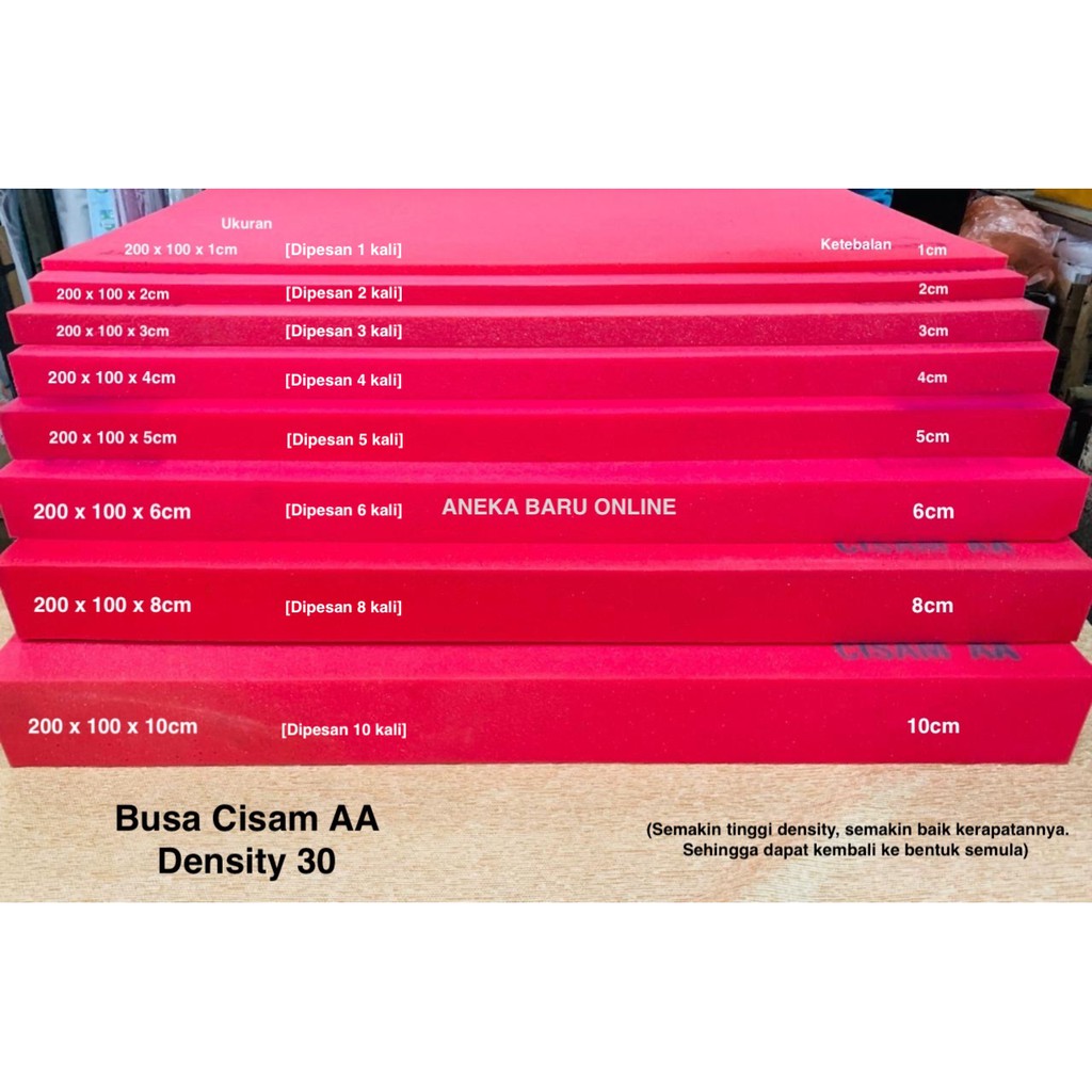 Busa Spon Sponge Cisam, Yellow Deluxe, SP Putih (Kasur, Sofa, Jok, Matras)