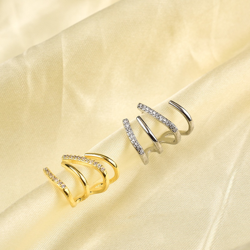 Anting Tusuk Gantung Wanita Hias Zircon Gaya Korea / Elegan Untuk Pesta / Pernikahan