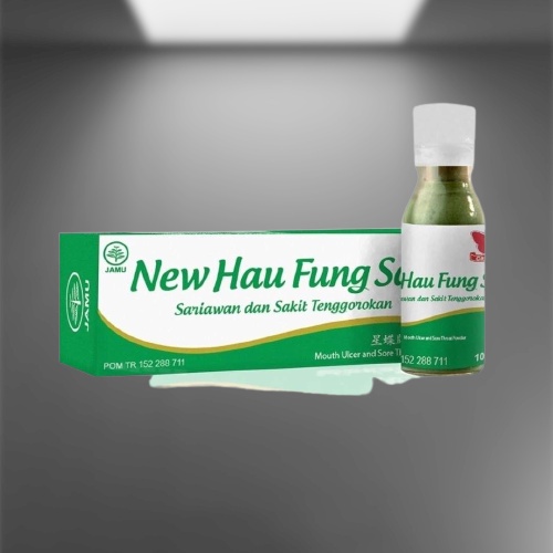 

New Hau Fung San (DN) - Membantu meredakan sariawan-Tenggorokan kering 100% Original