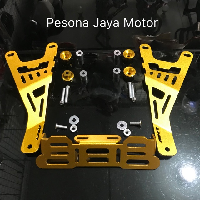 Breket Plat Nomor Nmax Cnc Premium FAST BIKES Buat Nmax/Nmax New 2020/Lexi/Aerox/Xmax250/300