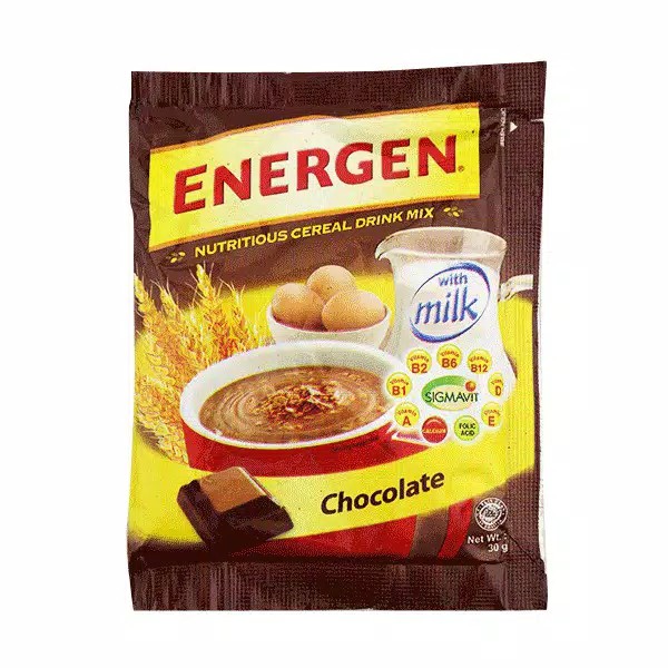 

ENERGEN SACHET RASA COKLAT (RENCENG)