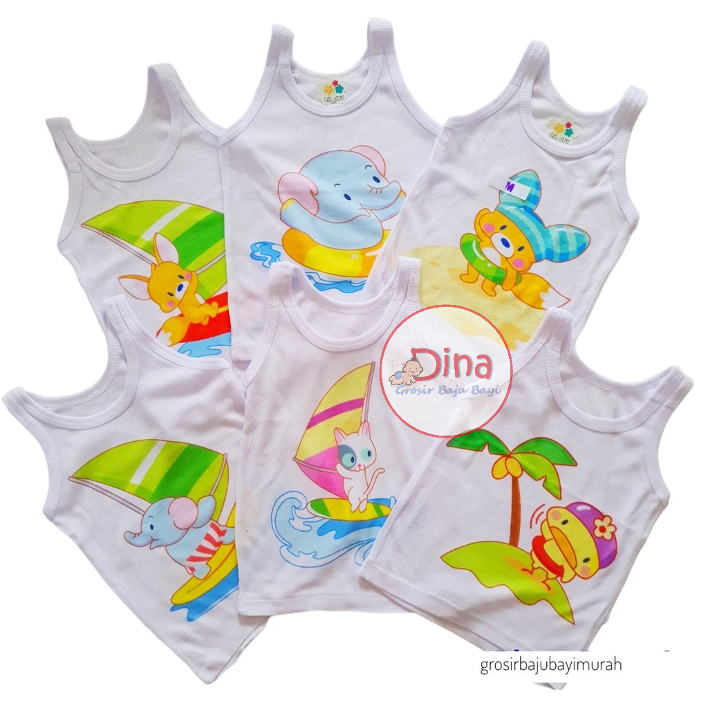 singlet bayi 0-3 bulan JESS MOTIF size S