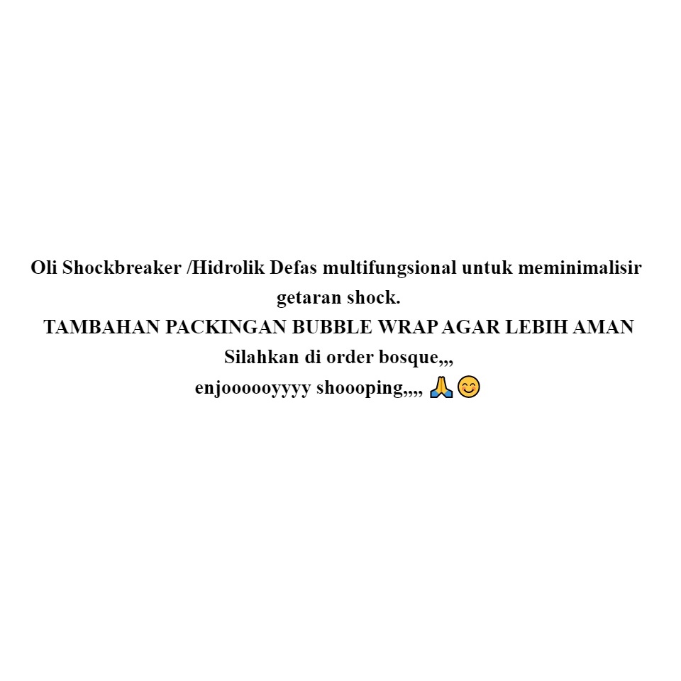 MURAH...!! Oli Shock Breaker Oli Shock Depan Oil Hidrolik oli Cairan Peredam kejut Shok Breaker Di gunakan semua jenis motor honda yamaha suzuki ninja