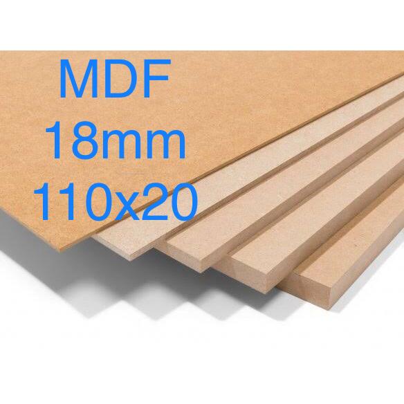 Papan MDF 18mm (110x20)cm, triplek MDF, papan kayu MDF, plywood MDF