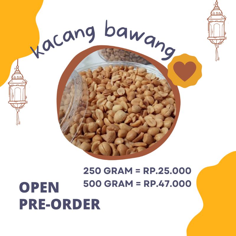 

kacang bawang renyah