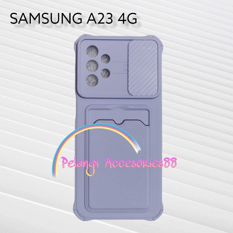 CASE SAMSUNG A23 4G / A23 5G SOFTCASE SLEDING WARNA WARNI