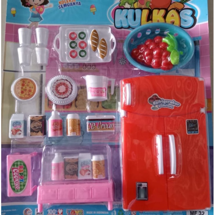MAINAN KULKAS LEMARI ES mainan kulkas