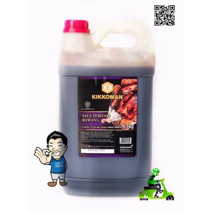 

Kikkoman Garlic Teriyaki Sauce-Saus Teriyaki Halal 5.7Kg KHUSUS GOSEND