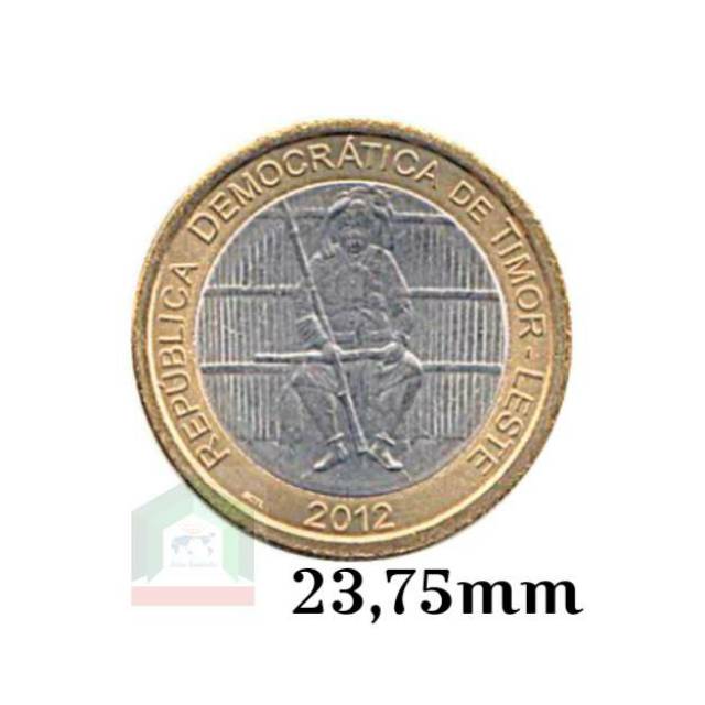 KOIN TIMOR LESTE 100 CENTAVOS 2012 COIN BIMETAL