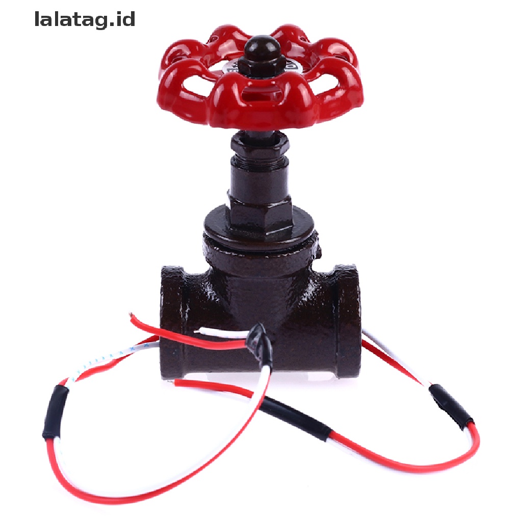 (Flyag) Katup Stop Switch Lampu 1 / 2 &quot;Dengan Kabel Untuk Pipa Air