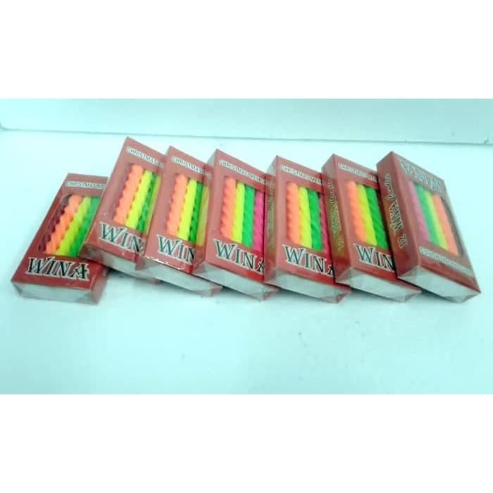 Lilin kecil / Lilin Natal / Lilin Ulang Tahun Lilin WINA (isi 12 pcs)