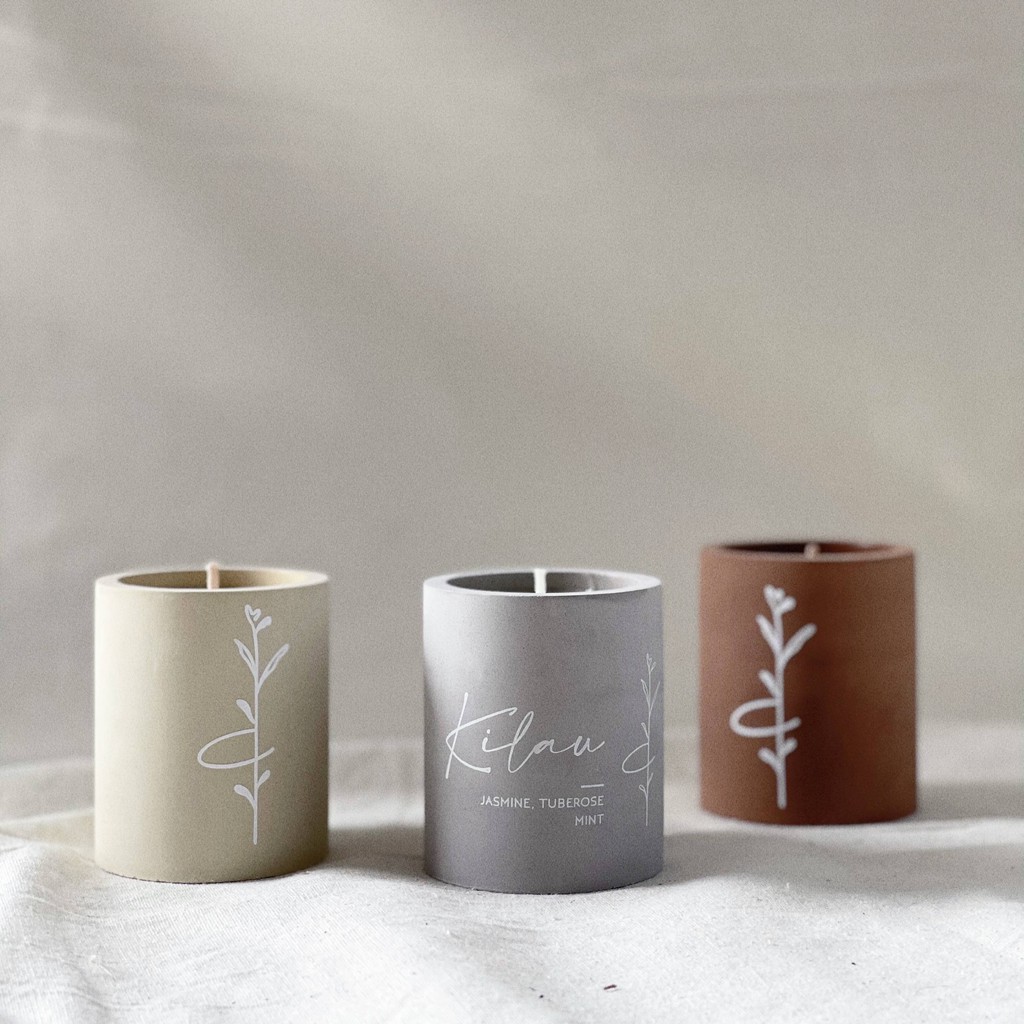 SALE Lilin Aromaterapi - Scented Soy Wax Candle Wadah Semen