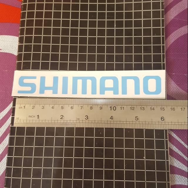 Sticker - stiker pancing shimano