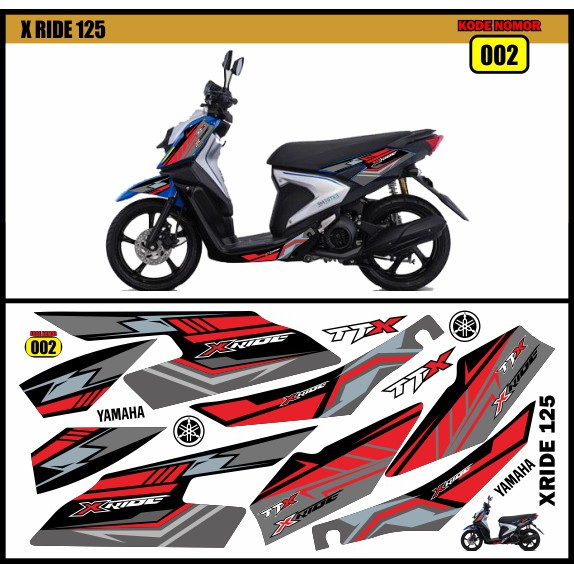 STIKER VARIASI YAMAHA XRIDE 125