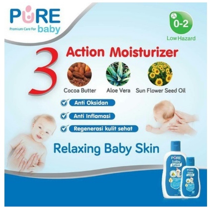 PURE Baby LOTION 80ml 200ml Purebaby Body Lotion PureBB