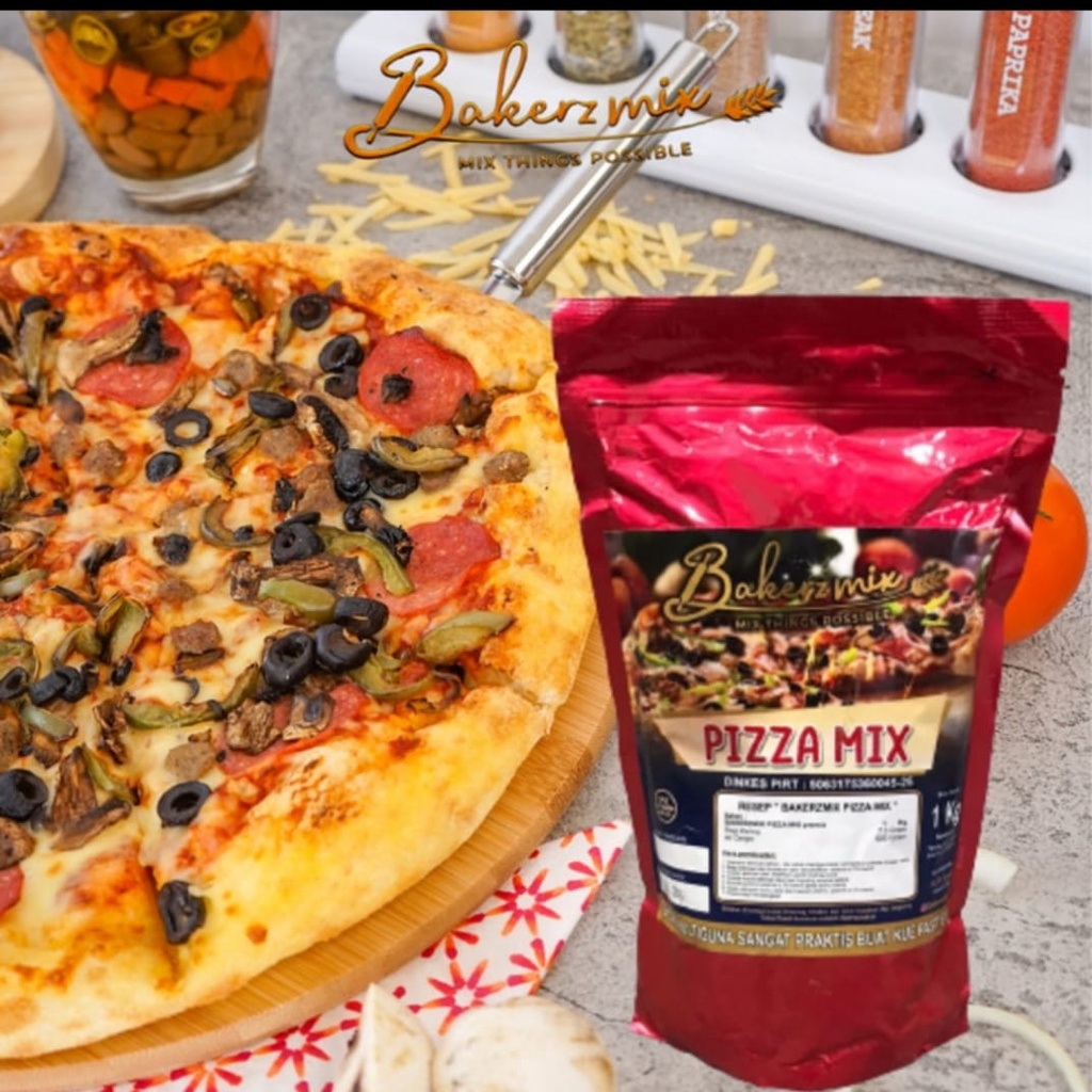 

Tepung Premix Bakerzmix Pizza Mix