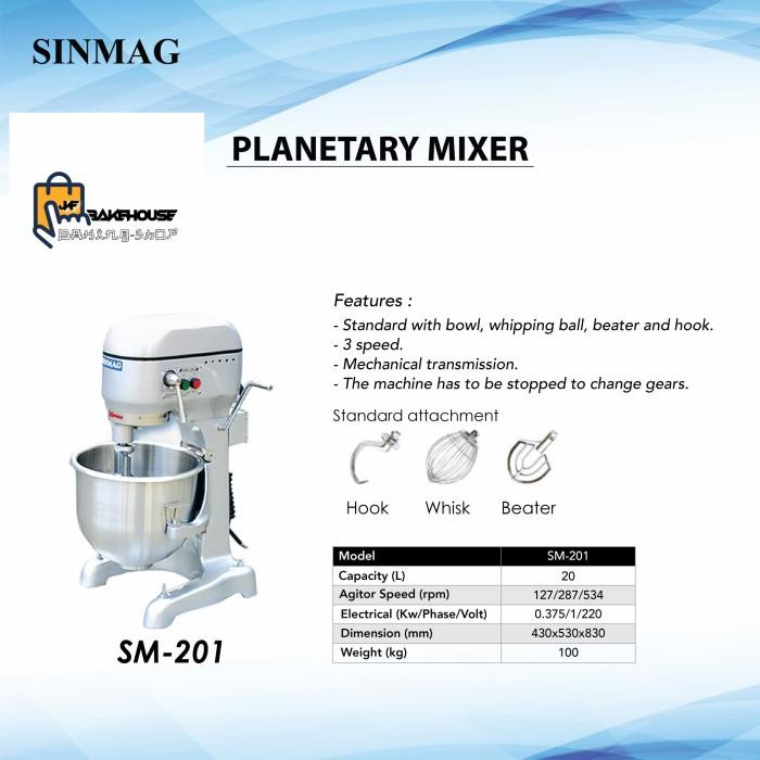 PLANETARI MIXER SINMAG SM-201