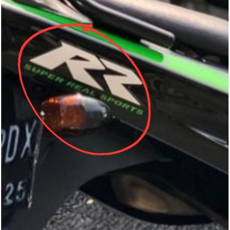 stiker body belakang ninja RR OLD SE 2008 - 2010