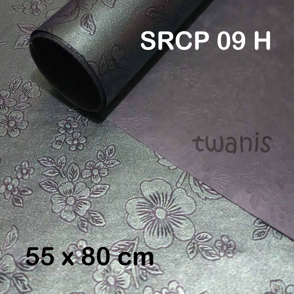 

KERTAS KADO EMBOS PELAPIS BOX HAMPERS EKSKLUSIF WARNA HIJAU TUA BUNGA KODE SRCP 09H ISI 10 LEMBAR