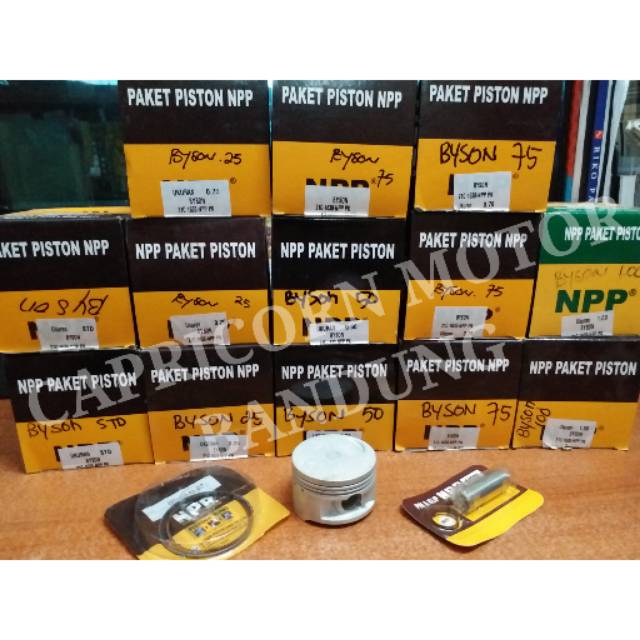 Piston Kit BYSON NPP oversize STD 25 50 75 100