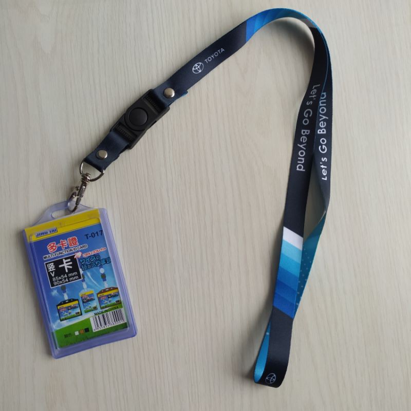 

Tali Gantungan ID card Lanyard Toyota Let's go beyond strap HP flashdisk ganci