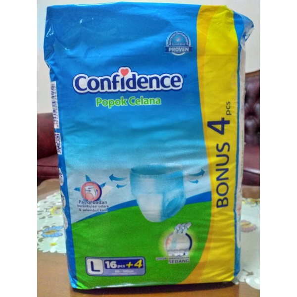 Confidence Popok Dewasa Size L isi 16+4