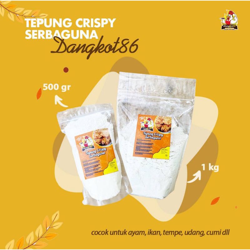 

Tepung Crispy Serbaguna Dangkot86 500gr