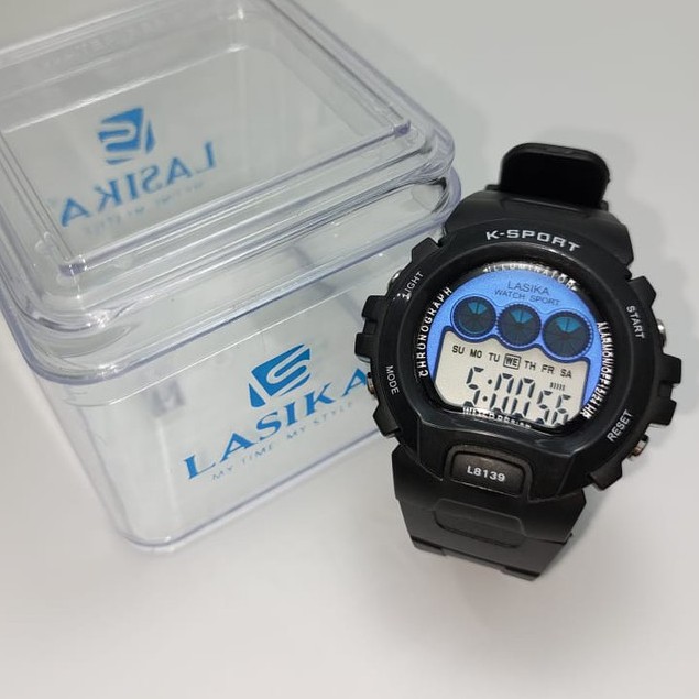 Jam Tangan Digital Premium Lasika 8139 Water Resistant Free Box Jam Tangan