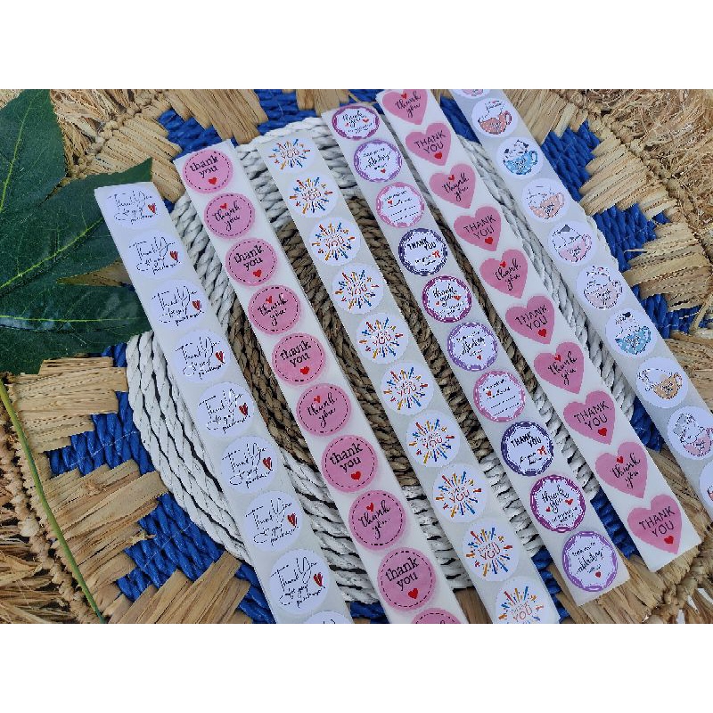 

[10 PCS] Thank You Sticker Label Kecil