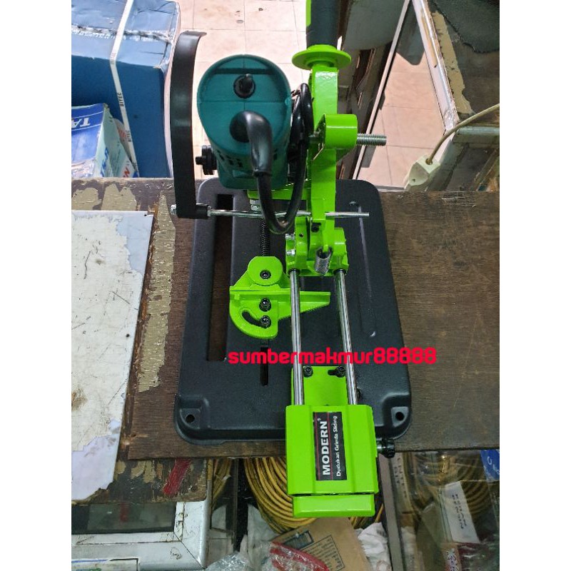 dudukan mesin gerinda sliding merk modern tanpa mesin