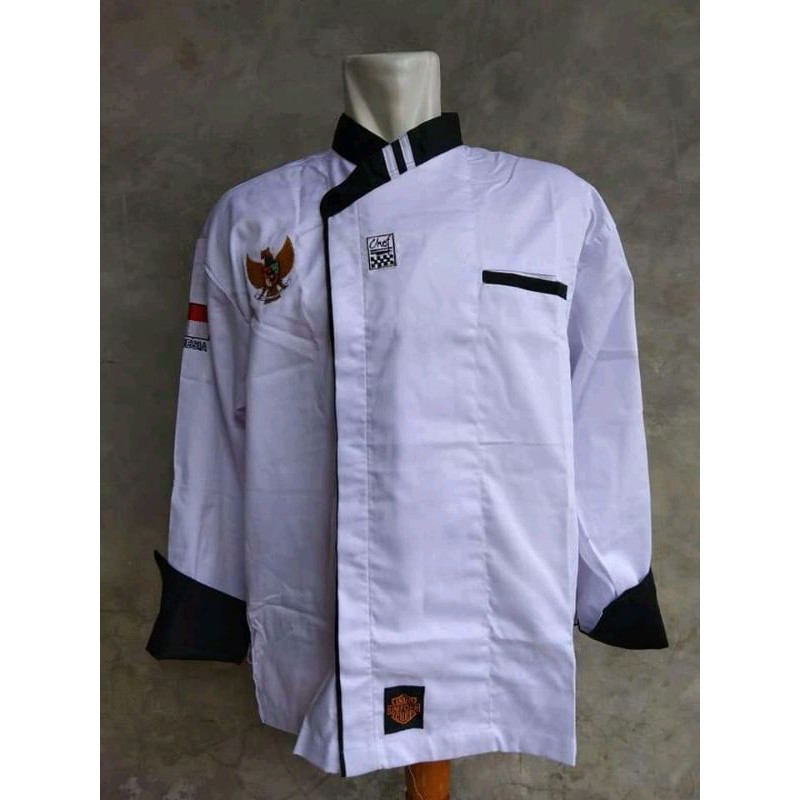 Baju Chef Lengan panjang INDOCHEF UNIFORM