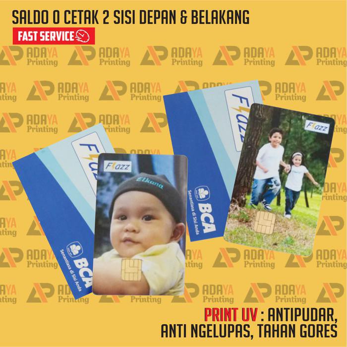 

PROMO - Flazz BCA Custom Cetak 2 Sisi Saldo 0 EXPRESS KD12