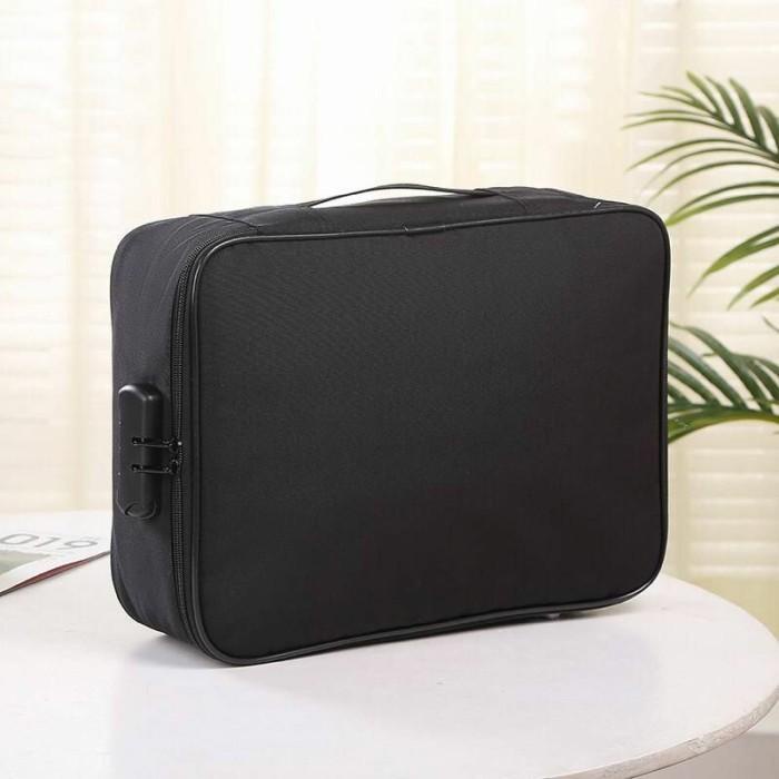 

Tas Dokumen Anti Air Travel Document Bag - Abu-Abu