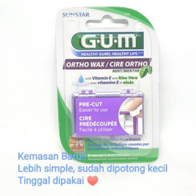 GUM Sunstar Ortho Wax  Lilin Gigi Gum Lilin Behel