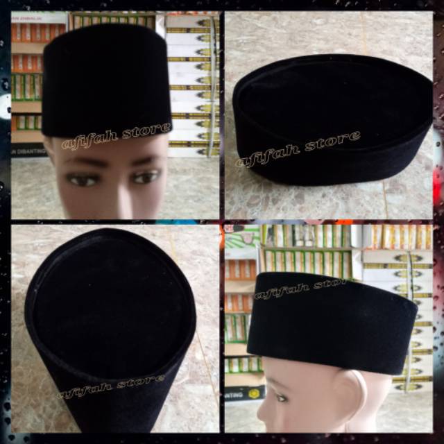 Peci / kopiah / peci hitam polos / kopiah polos