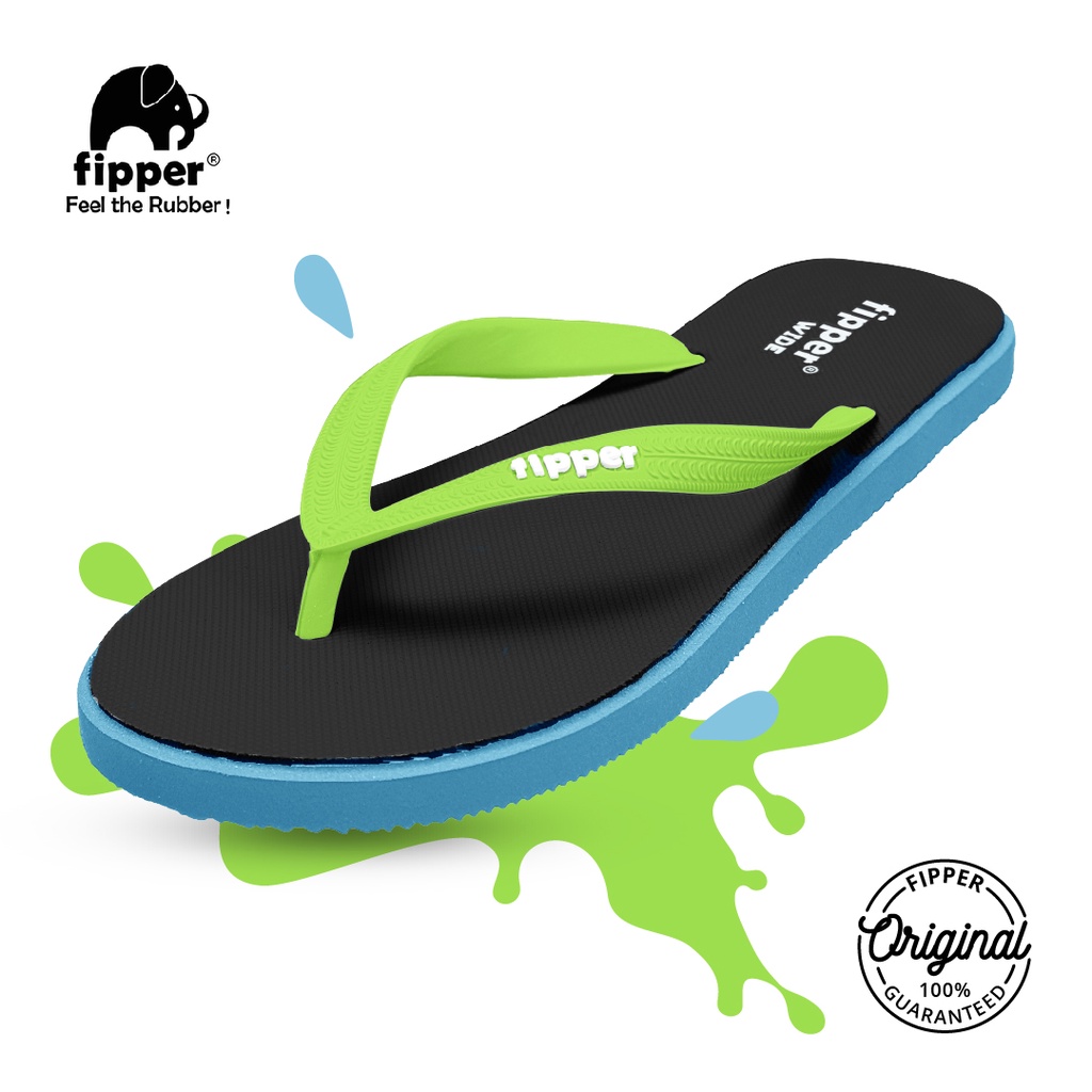 FIPPER Wide Black / Blue Sky / Green Apple